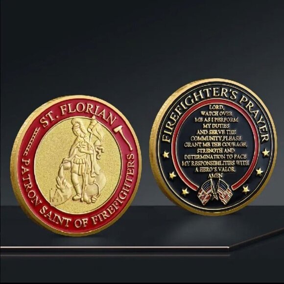 Firefighter Hero Coin - Picture 1 of 3